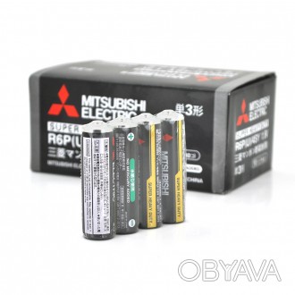 Батарейка Heavy Duty MITSUBISHI 1.5V AA/R6PU - то, что точно пригодится в твоем . . фото 1