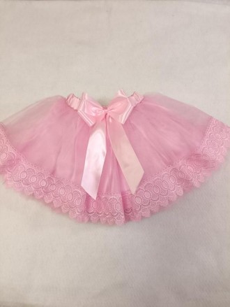 Спідничка рожева, фатинова, пишна, для дівчаток 4-7 років до костюма лялька Барб. . фото 4