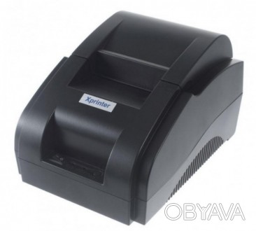 Принтер для чеків Xprinter XP-58IIH на 58 мм, швидкість друку 90 мм/с. Простий п. . фото 1
