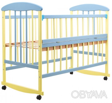 Кровать Наталка с откидной боковиной, качественная кроватка для детей от рождени. . фото 1