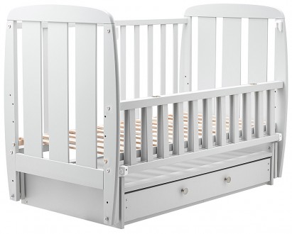 Кроватка для новорожденных Babyroom Шарик - простая и удобная модель из натураль. . фото 3