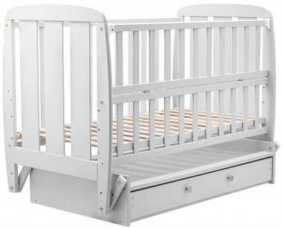 Кроватка для новорожденных Babyroom Шарик - простая и удобная модель из натураль. . фото 5