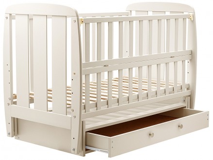 Кроватка для новорожденных Babyroom Шарик - простая и удобная модель из натураль. . фото 6