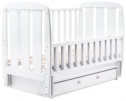 Кроватка для новорожденных Babyroom Шарик - простая и удобная модель из натураль. . фото 4