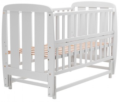 Кроватка для новорожденных Babyroom Шарик - простая и удобная модель из натураль. . фото 2