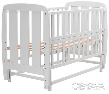 Кроватка для новорожденных Babyroom Шарик - простая и удобная модель из натураль. . фото 1