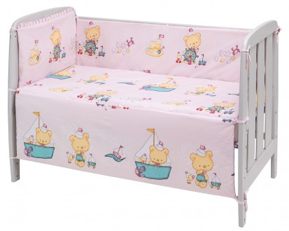 Защита на кроватку новорожденному – популярная деталь детского постельного белья. . фото 2