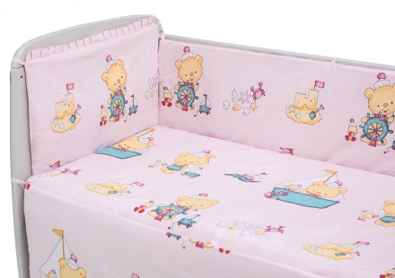 Защита на кроватку новорожденному – популярная деталь детского постельного белья. . фото 3