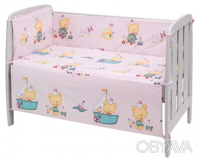 Защита на кроватку новорожденному – популярная деталь детского постельного белья. . фото 1