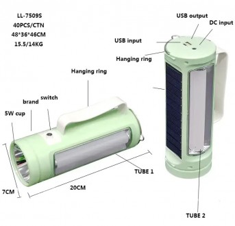Светодиодный фонарь 5W+36 pcs SMD LED(10W) 2*Lithium batery = 2400mAH0.8M USB CH. . фото 4