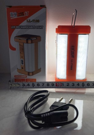Светодиодный фонарь 46pcS SMD LED(4.6W) 1*Lead acid battery 1200mAH0.6M AC CHARG. . фото 8