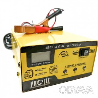 Зарядное устройство ProFix CDQ-168C, 6В/12В, 0-15A, 6-200Ah, Profix
Зарядное уст. . фото 1