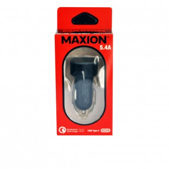 Зарядний пристрій MAXION MXAC-CC036 автомобільний для телефонів. . фото 2