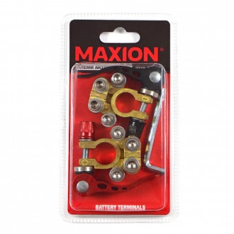 Клеми акумуляторні MAXION MXAC-TCS401 пара, швидкозатискні, латунь. . фото 2