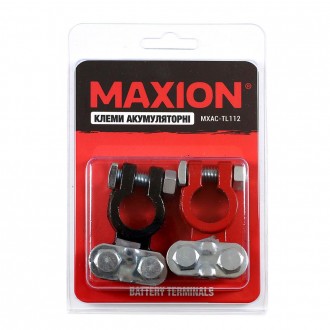 Клеми акумуляторні MAXION MXAC-TL112 пара, ремонтні (свинцеві) Т-образні. . фото 2