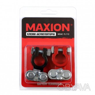 Клеми акумуляторні MAXION MXAC-TL112 пара, ремонтні (свинцеві) Т-образні. . фото 1