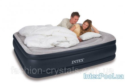 Комфортна надувна ліжко, має посилену конструкцію, завдяки якій хребет під час с. . фото 3