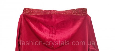 роскошный велюровый костюм в модном красном цвете, лимитированная серия, качеств. . фото 3