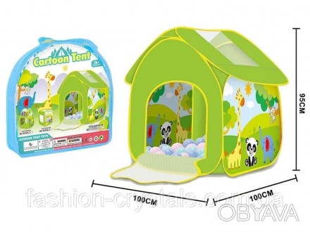 дитячий намет для ігор у вигляді будиночка обов'язково сподобається Вашому малюк. . фото 1