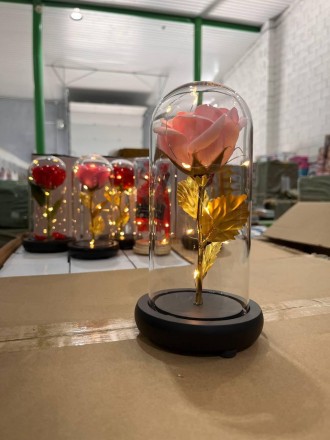 Роза в колбе с LED подсветкой – отличный подарок, несущий в себе глубокий смысл.. . фото 3