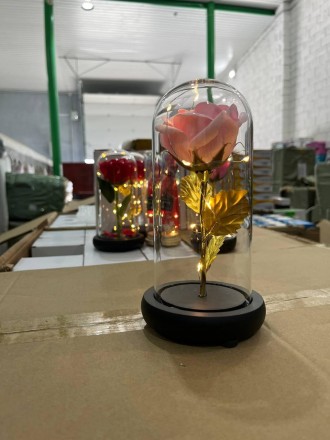 Роза в колбе с LED подсветкой – отличный подарок, несущий в себе глубокий смысл.. . фото 5