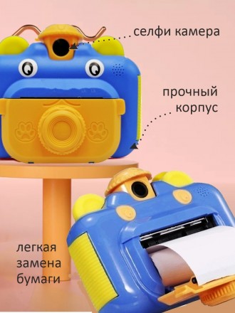 Детская камера 12 МП 1080P c функцией печати - послужит отличным подарком ребенк. . фото 4