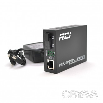 Медіаконвертер RCI A (IC+113) - використовується в структурованих кабельних сист. . фото 1