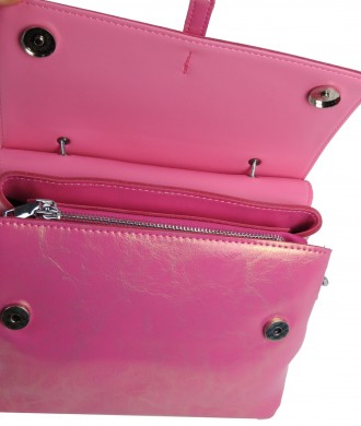 Женская сумочка Serena розовая 6018 Plum 
Описание товара:
	Сумка выполнена из к. . фото 9