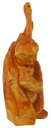 Авторская статуэтка, фигурка из дерева ручная работа (Hand Made) Козак Бандурист. . фото 7