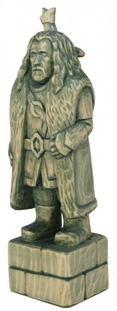 Гном Торин Дубощит из к/ф Хоббит деревяная статуэтка ручной работы NA7002-2
Опис. . фото 4