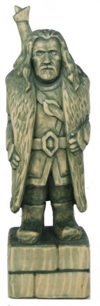 Гном Торин Дубощит из к/ф Хоббит деревяная статуэтка ручной работы NA7002-2
Опис. . фото 5