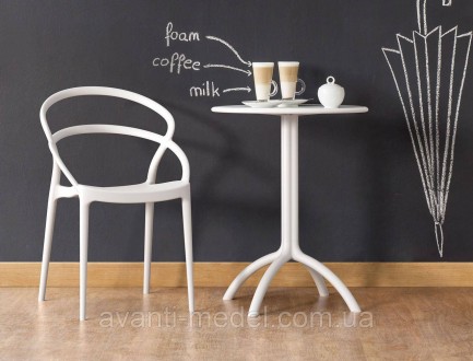 
 
Комплект мебели для кафе Siesta Octopus 60 Турция (стол + 2 стула)
. . фото 2