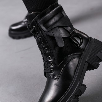 Женские зимние ботинки черные Alsie 3387 Ботинки женские выполнены из искусствен. . фото 4