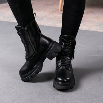 Женские зимние ботинки черные Alsie 3387 Ботинки женские выполнены из искусствен. . фото 5