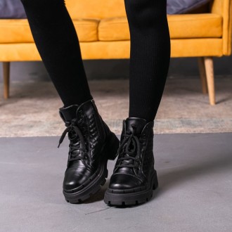 Женские зимние ботинки черные Argo 3392 Ботинки женские выполнены из натуральной. . фото 3