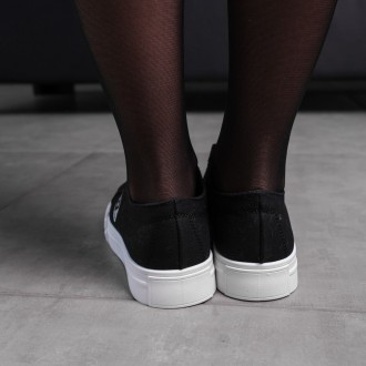Женские кроссовки черный Yuton 3120 Кроссовки женские выполнены из обувного текс. . фото 3