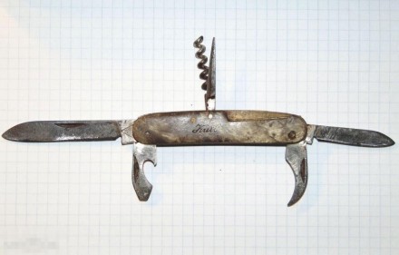 Нож складной СССР, ЗК Киев 1963 год, 6 предметов,. . фото 3