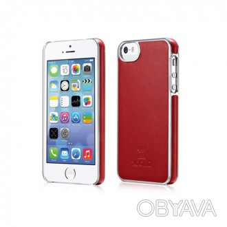 Чехол Xoomz для iPhone 5/5S/5SE Luxury Electroplating Red – стильный аксессуар, . . фото 1