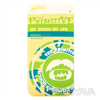 Чехол Remax для iPhone 5/5S/5SE Primitive 2 Yellow - стильный аксессуар, обрамля. . фото 1