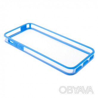 Бампер Devia для iPhone 5/5S/5SE Crystal Blue - прекрасный и удобный аксессуар, . . фото 1