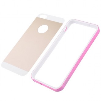 Чехол Vouni для iPhone 5/5S/5SE Combination Pink – стильный аксессуар, обрамляющ. . фото 3