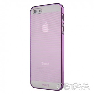 Чехол Vouni для iPhone 5/5S/5SE Brightness Purple – стильный аксессуар, обрамляю. . фото 1