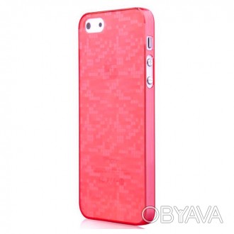 Чехол Vouni для iPhone 5/5S/5SE Ultra Slim Pink – стильный аксессуар, обрамляющи. . фото 1