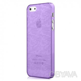 Чехол Vouni для iPhone 5/5S/5SE Ultra Slim Purple – стильный аксессуар, обрамляю. . фото 1