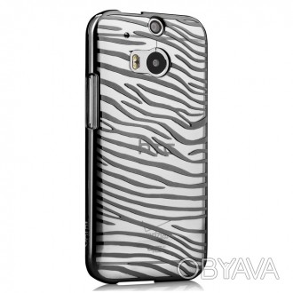 Чехол Vouni для HTC One M8 Glimmer Zebra Black – стильный аксессуар, обрамляющий. . фото 1