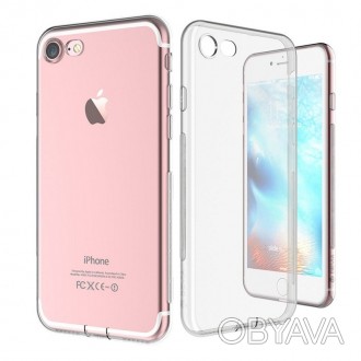 Тонкий и легкий полиуретановый чехол для iPhone SE 2020/8/7 с точными отверстиям. . фото 1