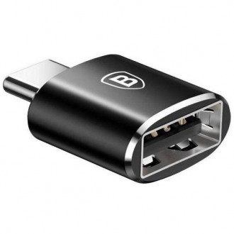 Переходник Baseus Mini USB Female to Type-C Male с функцией OTG - это миниатюрны. . фото 3