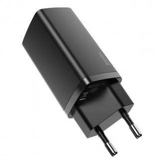 Baseus GaN2 Lite - сетевое зарядное устройство с мощностью 65W. Предназначено дл. . фото 4