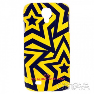 Чехол ARU для Samsung Galaxy S4 Stars Yellow – стильный аксессуар, обрамляющий з. . фото 1