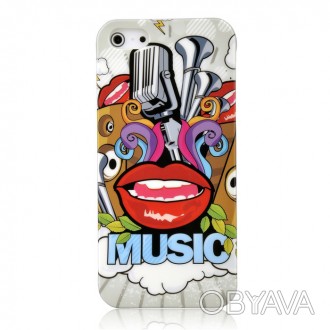 Чехол Vouni для iPhone 5/5S/5SE DYI Hip-Hop – стильный аксессуар, обрамляющий за. . фото 1